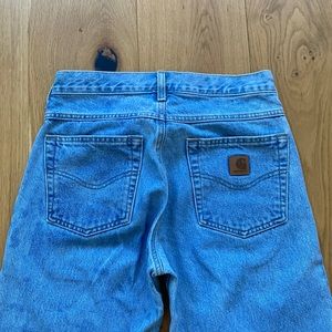 Carhartt Jeans, light mottled denim, Size 28 x 30